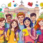 Tarjetas para estudiantes y jóvenes adultos